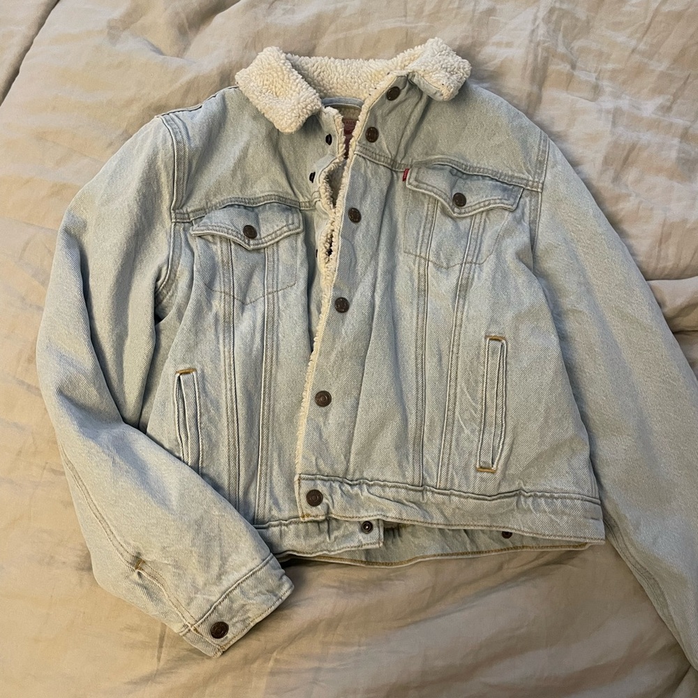 Levi’s Jean Jacket with Sherpa lining